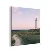Vuurtoren - Duinlandschap - Zee aluminium wit klein -3d