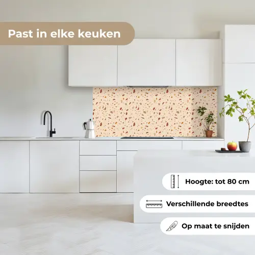 Terrazzo -  Patroon - Kleurrijk - Steen keuken achterwand 2 middel 871 -sfeer4_NL