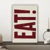 Red - Eten - Vintage - Decoratie canvas 2cm klein -sfeer6
