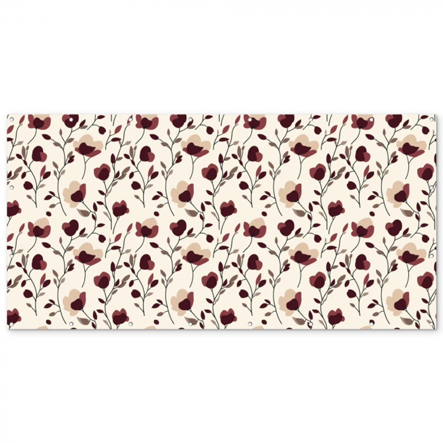 Bloemen - Botanisch - Bordeaux Balkonbeschermer Duitsland klein 596 -zz_3d