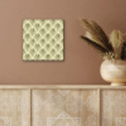 Klassiek - Waaier - Groen aluminium wit klein 46 -sfeer4