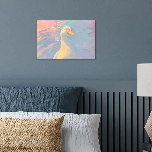 Eend - Zonnebril - Water poster papier klein -sfeer2