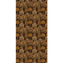 Bomen - Patroon - Bruin Behang Vinyl klein 1060 -3d_website