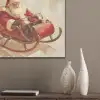 Kerst - Slee - Kerstman PET vilt klein -sfeer6_closeup
