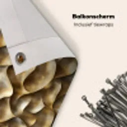 Abstract - Antiek - Goud Balkonbeschermer Duitsland klein 596 -closeup_NL