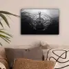 Gitaar - Hout - Water canvas 2cm klein -sfeer1
