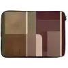 Vlakken - Abstract - Bordeaux - Lijnen laptophoes neopreen klein -zkaufland3dotto
