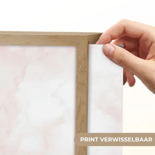 Wolkenstructuur - Roze - Marmer Light Box met batterij (Wandlamp) middel 907 -USP_websiteprintNL
