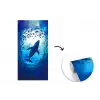 Walvis - Vissen - Donkerblauw fotobehang vinyl groot -3d