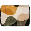 Vormen - Okergeel - Abstract laptophoes neopreen klein -zkaufland3dotto