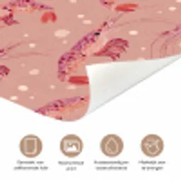 Garnalen - Stippen - Roze deurposter klein 289 -closeup_NL