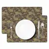 Bruin - Groen - Bloemen Placemat vinyl groot 368 -zzsfeer2_Kitchenyeah-website