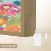 Bloemen - Schilderij - Natuur - Botanisch Light Box met batterij (Wandlamp) middel -USP_websiteoplaadbaarNL