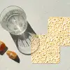 Olie - Verf - Texturen - Beige onderzetter kurk middel 366 -sfeer4