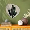 Cactus - Subtiel - Groen Wandcirkel Organisch Forex 3mm klein -sfeer2