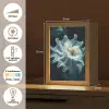 Zeewezen - Wit - Golven - Water Light Box met kabel (Tafellamp) klein -USP_NL