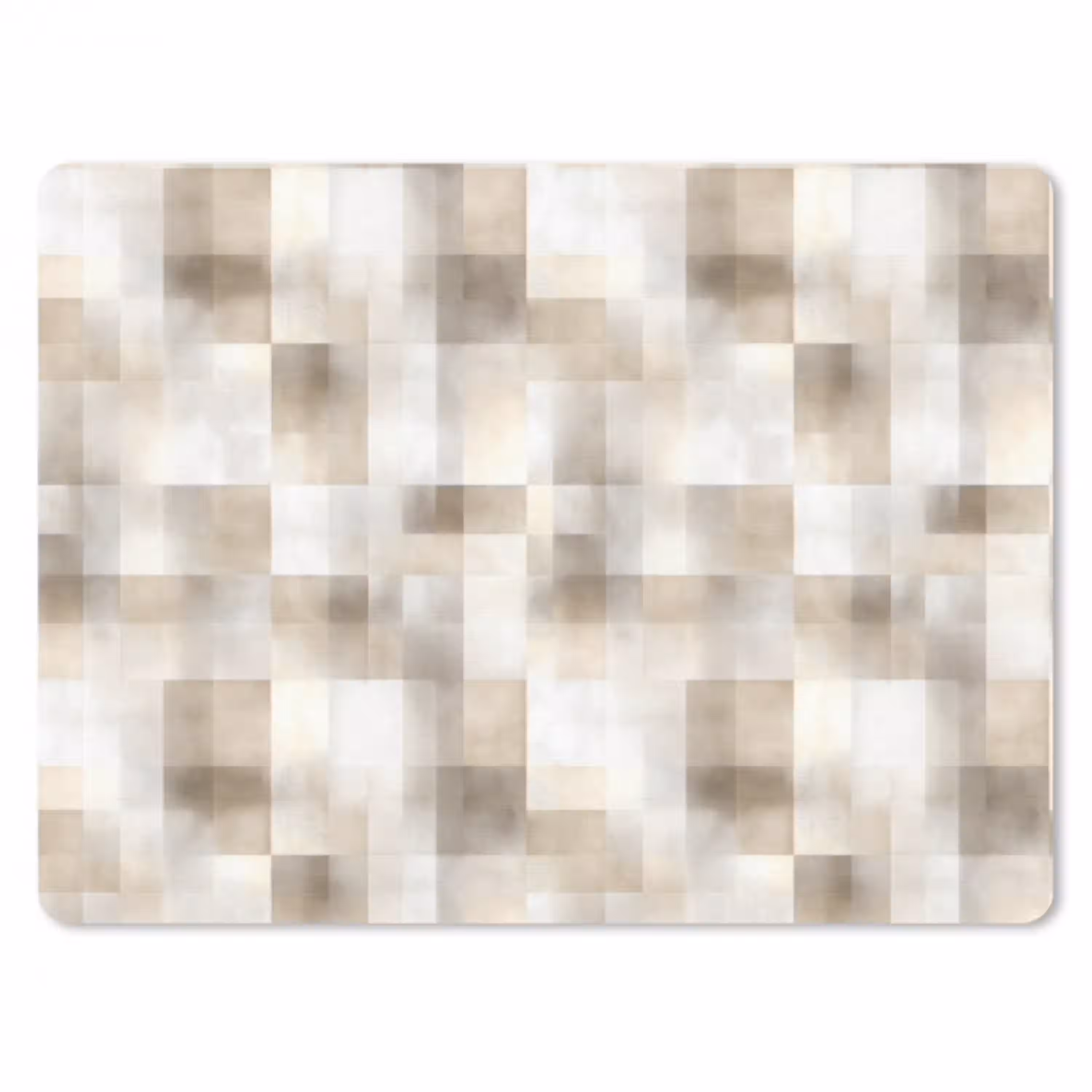 Textuur - Linnen - Beige muismat rubber klein 262 -3d