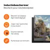Zeilschip - Huizen - Kade - Zee Inductie beschermer vinyl 3mm klein -zzzzzzz-td-ups