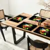 Koffie - Graffiti - Drinken - Abstract Placemat vinyl groot -zzsfeer4_Kitchenyeah-website
