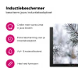 Dennenappel - Tak - Sneeuw - Winter - Sfeervol Inductie beschermer vinyl 3mm klein -wsfeer2_website