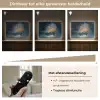 Levensboom - Nacht - Donker - Blauw Light Box met batterij (Wandlamp) middel -USP_dimbaarNL