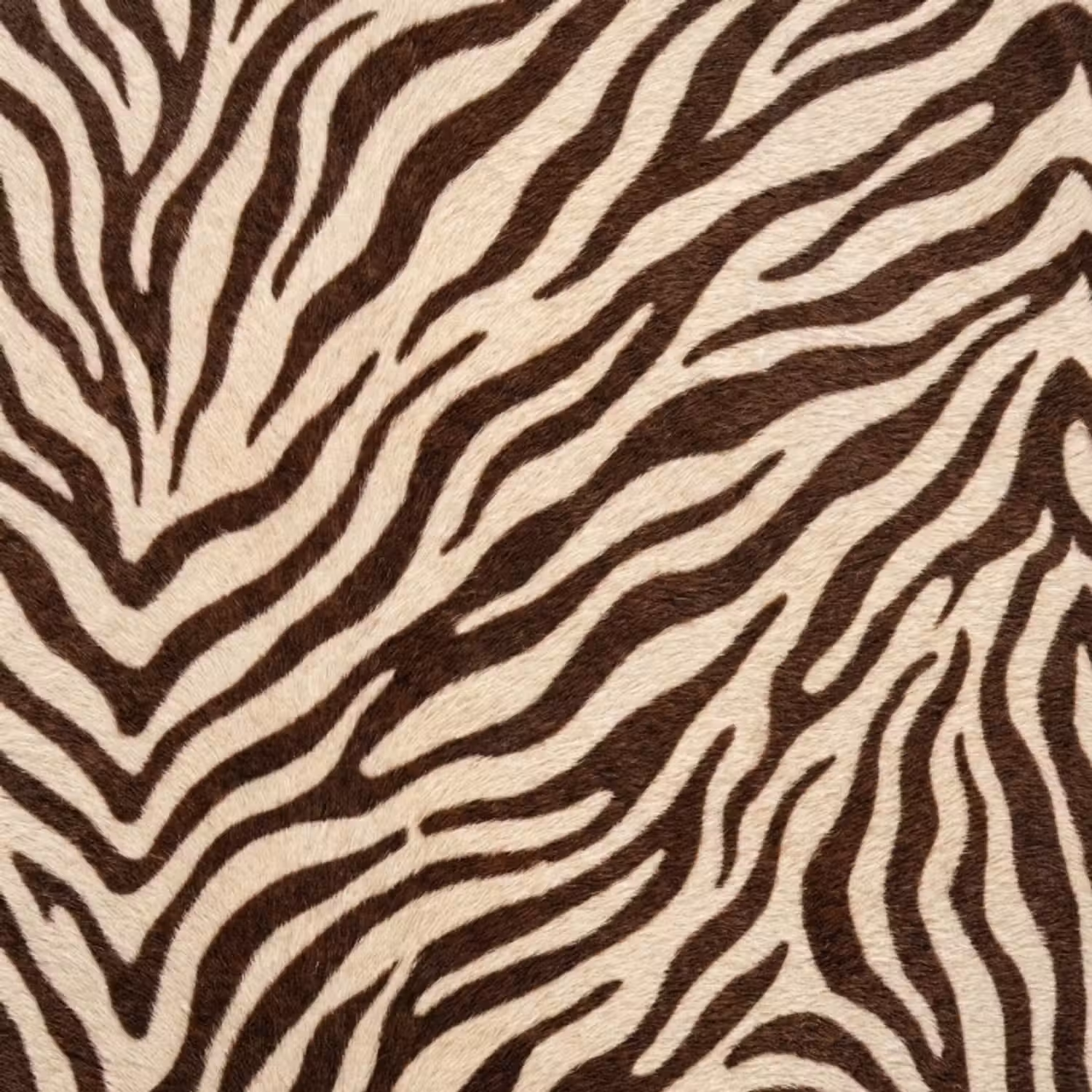 Behang - Zebra - Strepen - Bruin