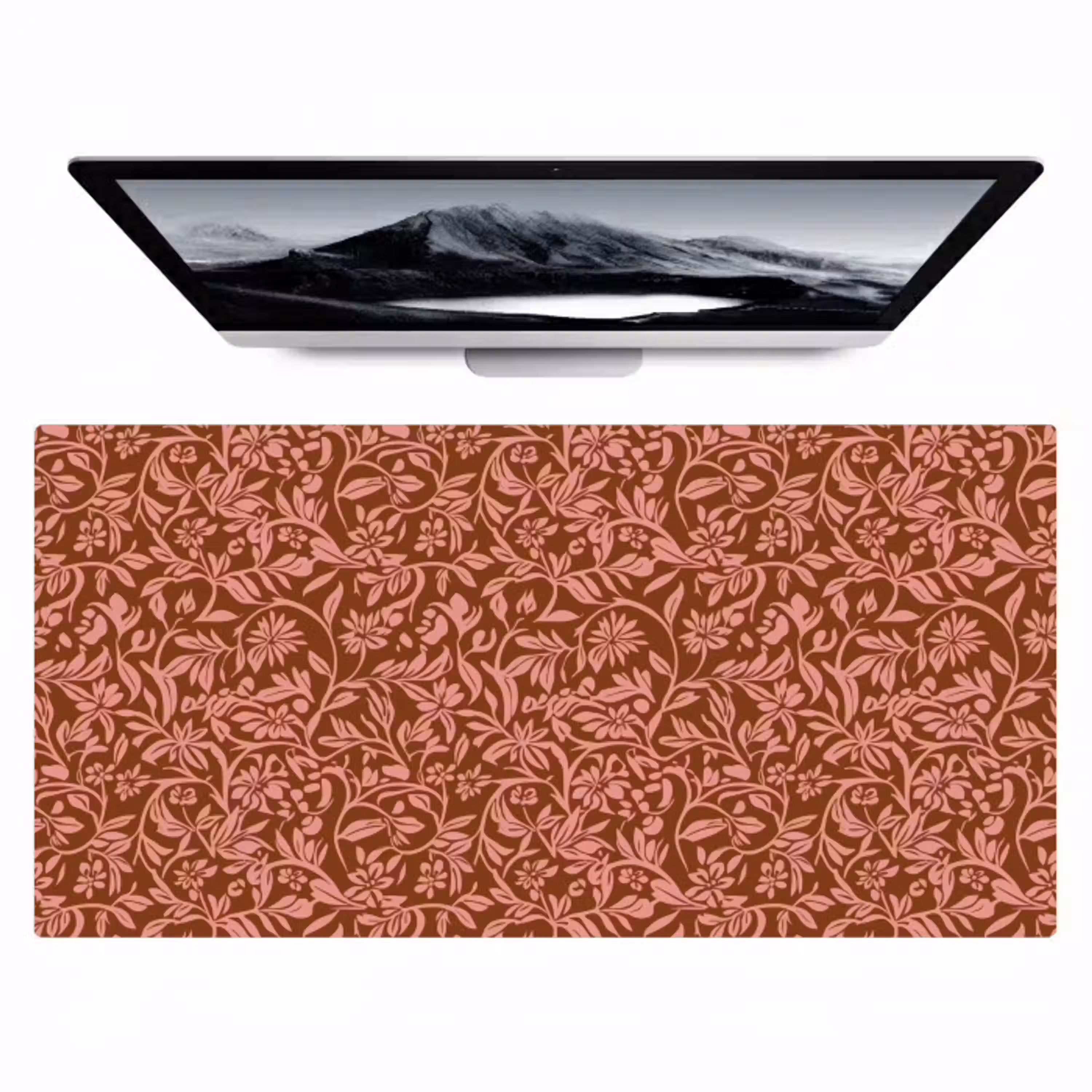 Bloemen - Print - Roze Muismat XXL klein 681 -zzz3d
