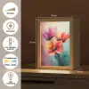 Tulpen - Lichtreflecties - Kleurverloop Light Box met kabel (Tafellamp) klein -USP_NL