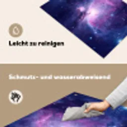 Ruimte - Sterren - Kleurrijk Inductie beschemer met haakjes klein -ky-schoon-de