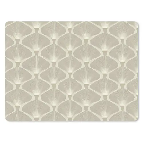 Paneel - Ginkgo - Zand muismat rubber klein 262 -3d