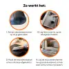 Boom - Seizoenen - Winter - Landschap Inductie beschermer vinyl 3mm klein -zzzzzzz-td-werking