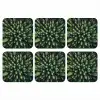 Bomen - Naaldwoud - Structuur onderzetter kurk middel -3d