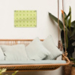 Sterren - Patroon - Groen tuinposter los doek klein 239 -sfeer7