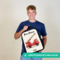 Brandweerwagen - Getekend - Rood Rugzak - Zwart middel -sfeer7_DE