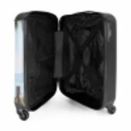Palmbomen - Pad - Horizon NBS - Handbagage koffer - Volwassenen Unisex middel -binnenkant