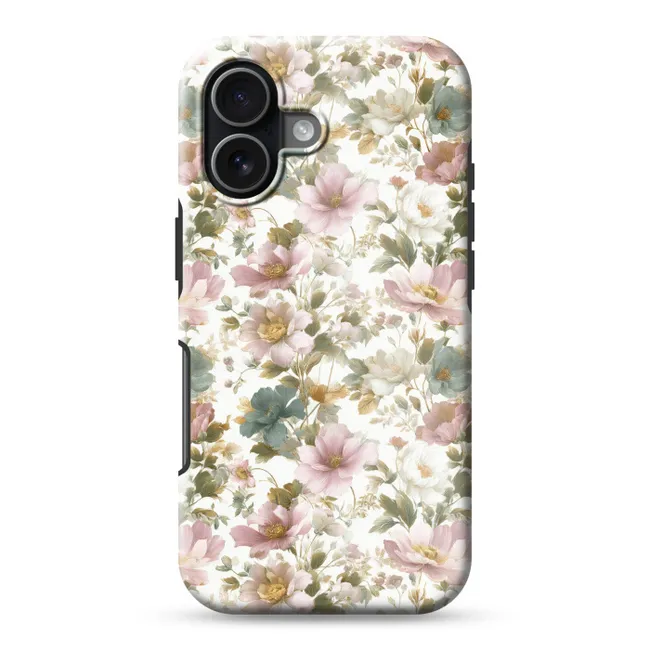 Telefoonhoesje Toughcase - Bloemen - Patroon - Pastel