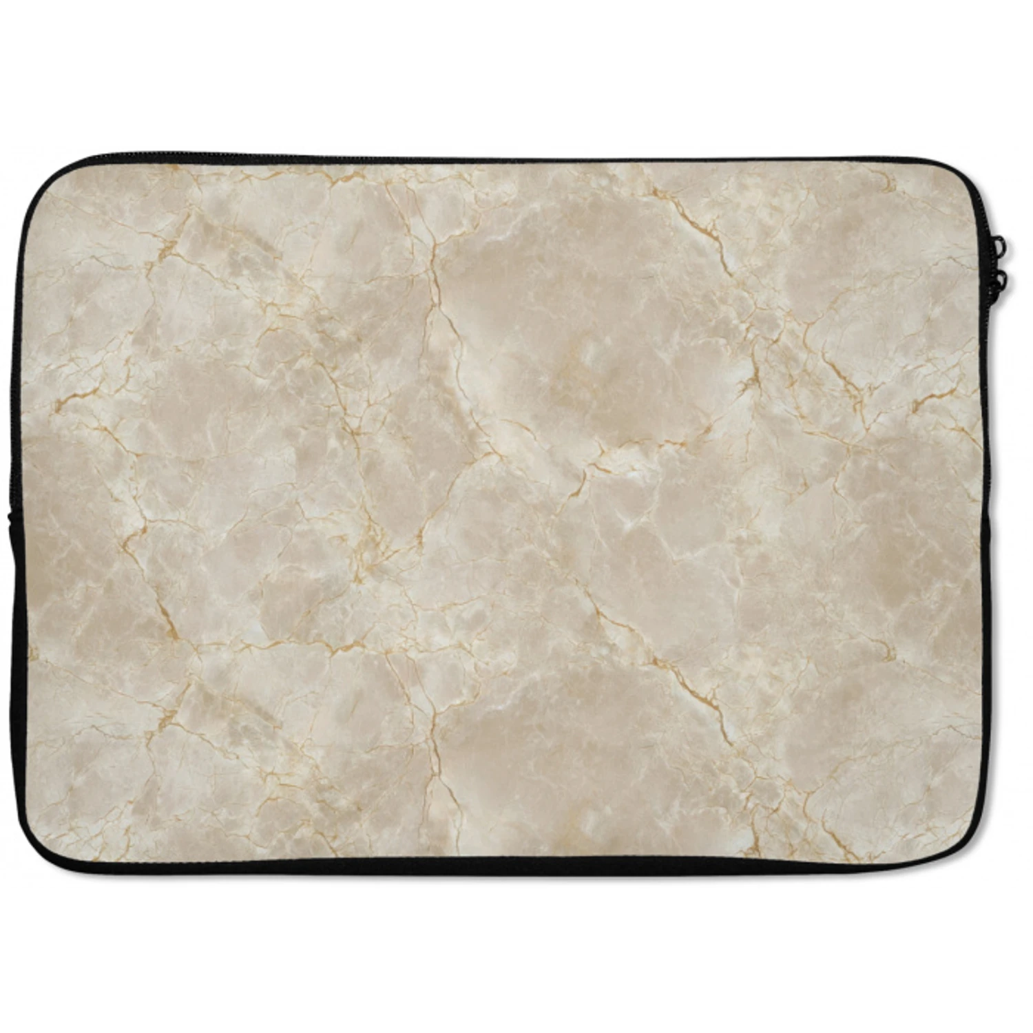 Lichtbeige - Marmer - Aders laptophoes neopreen klein 279 -zkaufland3dotto