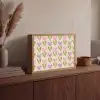 Bloemen - Hartjes - Patroon Light Box met batterij (Wandlamp) middel 907 -sfeer2