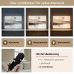 Minimalistisch - Landschap - Dimensie Light Box met batterij (Wandlamp) middel -USP_lichtkleurDE
