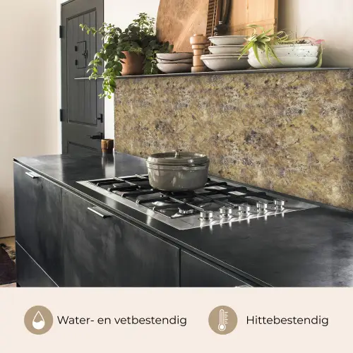 Bruin - Wit - Vlekken - Graniet keuken achterwand 2 middel 871 -usp_NL