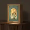 Plant - Bloemen - Wit Light Box met kabel (Tafellamp) klein -z3d_website