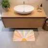 Illustratie - Zon - Pastelkleuren Badmat klein -sfeer1