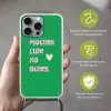 Tekst - Hartje - Moeder - Groen Hoesje iPhone 16 Pro Max met koord klein -sfeer2_NL