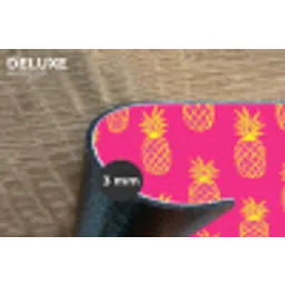 Ananas - Trendy - Roze Placemat vinyl groot 368 -closeup