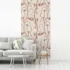 Gezichten - Abstract - Rood - Beige fotobehang vinyl groot 64 -woonkamer