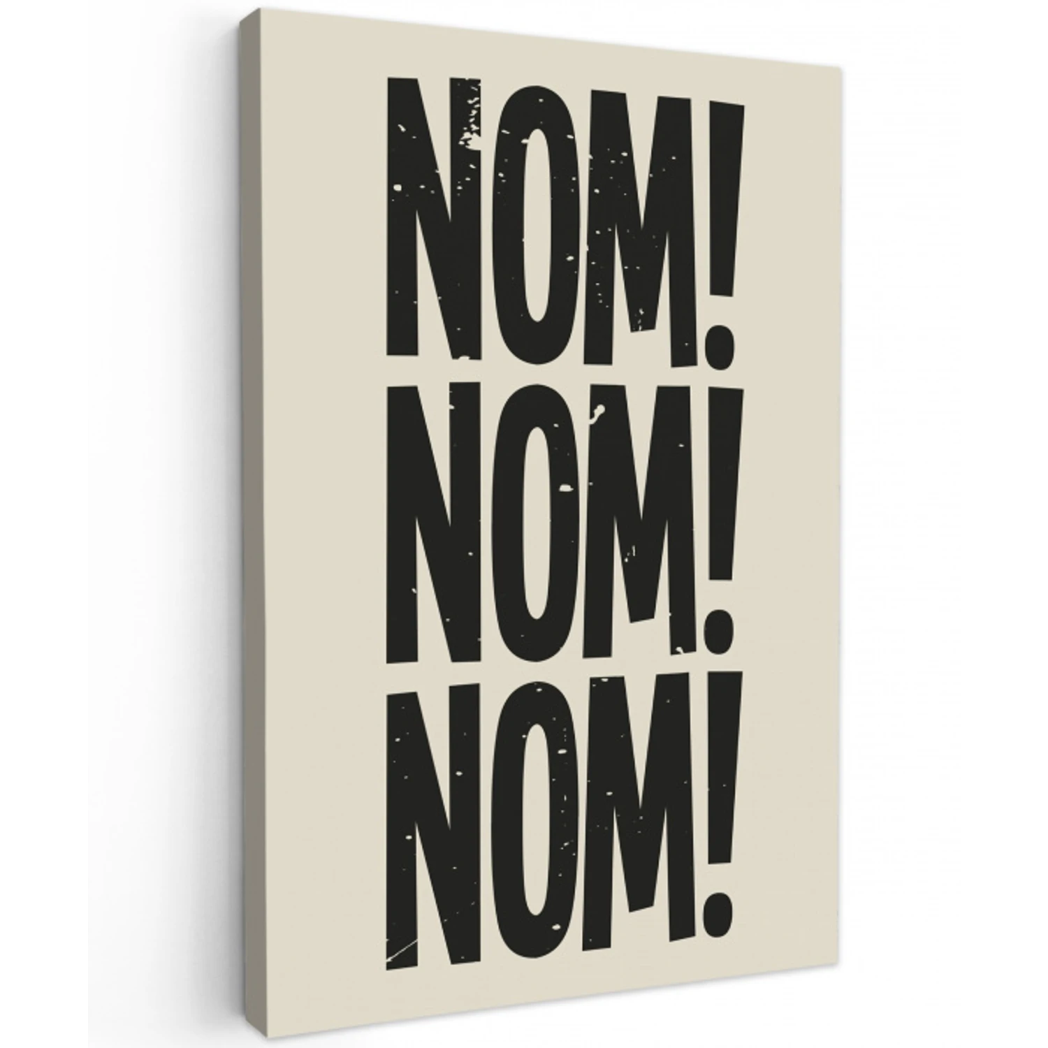 Japandi - Decoratie - Vintage - Zwart canvas 2cm klein -z3d