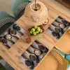 Houten - Lepels - Rijst - Zaden Placemat vinyl groot -zzsfeer5_Kitchenyeah-website