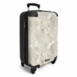 Marmer - Grijs - Aders NBS - Handbagage koffer - Volwassenen Unisex middel -productfoto_3d