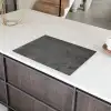 Beton - Grijs - Lijn - Vormen Inductie beschermer vinyl 3mm klein -sfeer8
