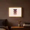 Harmonieus - Symmetrisch - Rood Light Box met batterij (Wandlamp) middel -sfeer4
